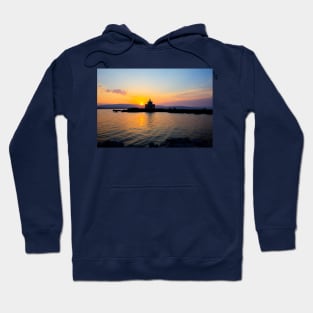 Argostoli lighthouse Sunset, Kefalonia Hoodie